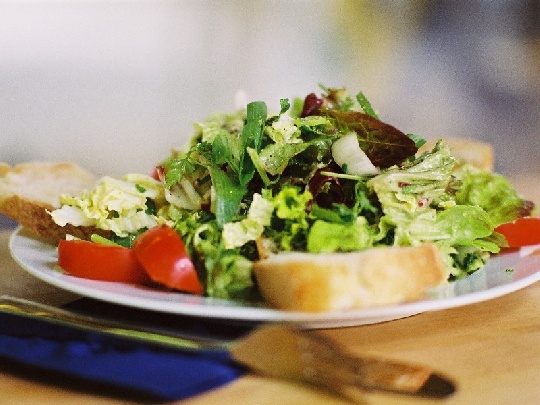 Auch gesundes Essen schmeckt! salatteller