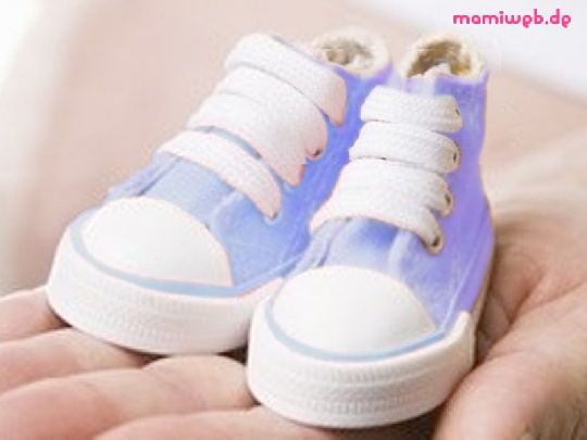Bald ist ein neues Leben da babyschuhe