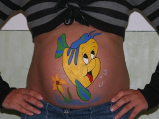 Den Babybauch zu bemalen macht Spaß babybauch-bemalen