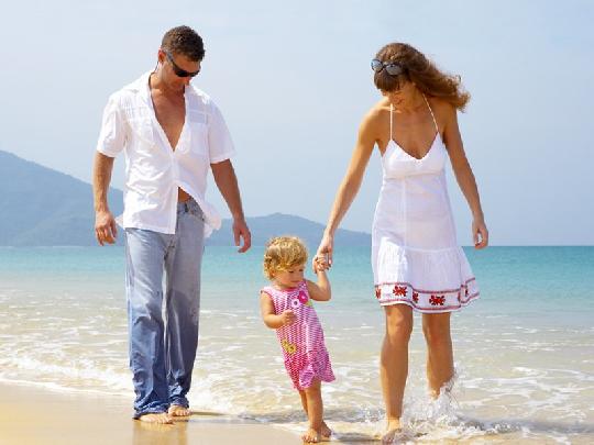 Du kannst mit Kindern in jedem Alter in Urlaub fahren. familienurlaub