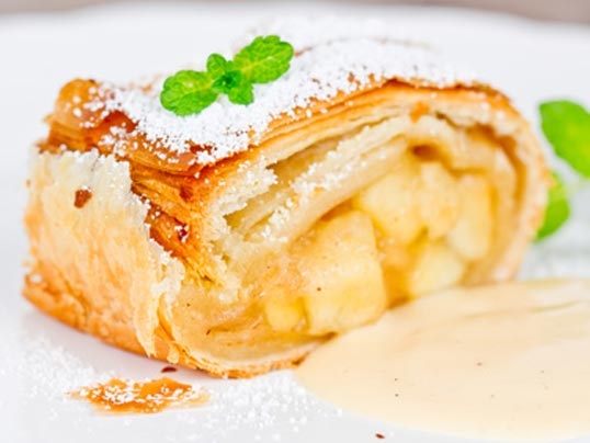 Warm und lecker - der perfekte Nachtisch für kalte Wintertage apfelstrudel