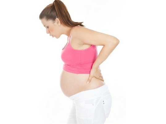 Schwangere mit Wehen
